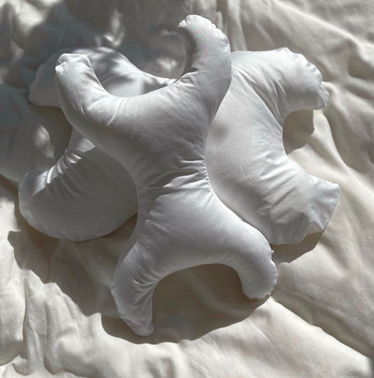 Save My Face Le Grand - stor pude med 100% bomuldsbetræk White