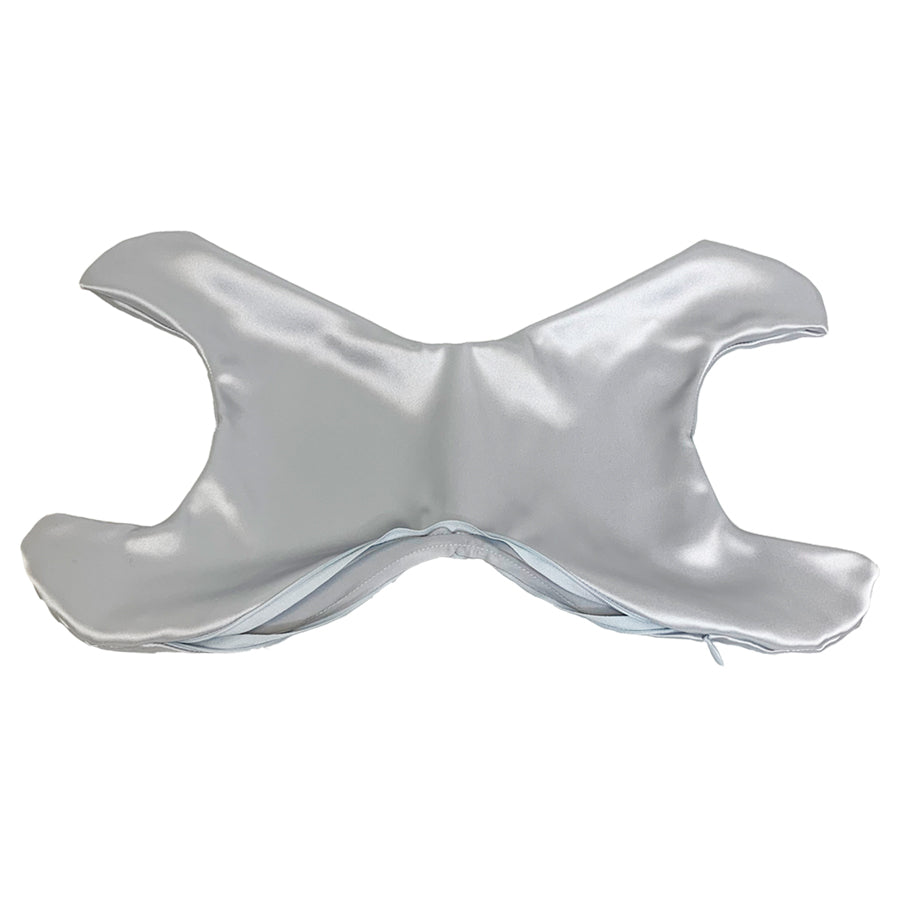 Save My Face Betræk til La Petite 100% silke Silver