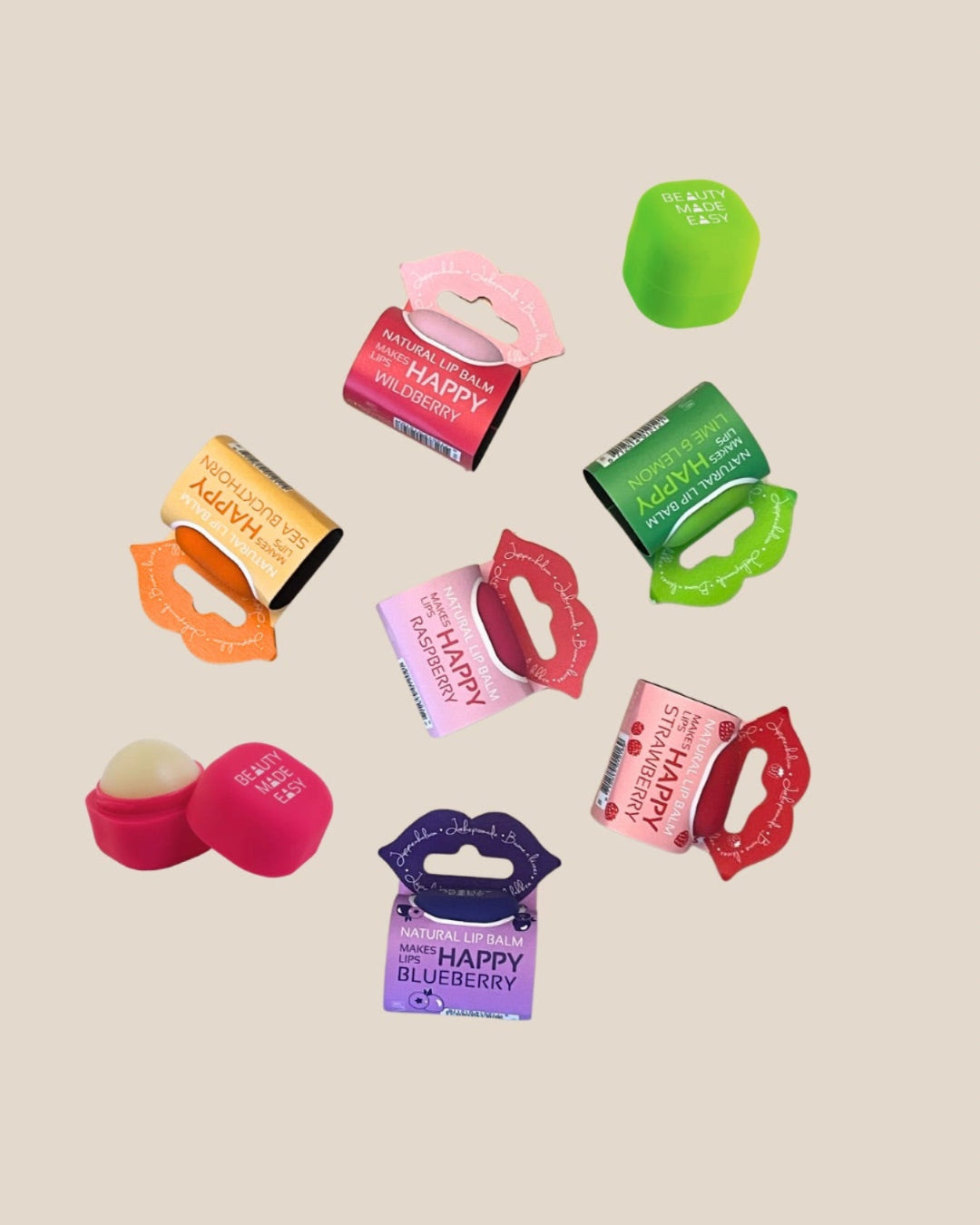 (Gratis gave) - Assorteret læbepomade fra Beauty Made Easy